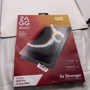Zagg InvisibleShield Glass Elite Screen Protector For iPad Pro 11-Inch (M4) 5x S